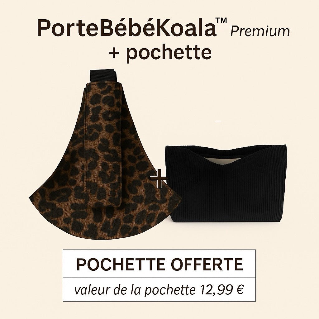 pack porte bébé koala avec avec pochette incluse