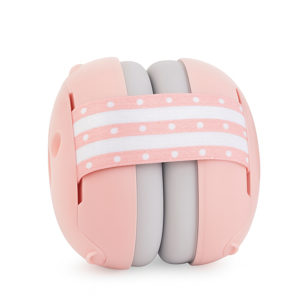 Casque anti-bruit bébé ROSE, protection auditive confortable 3 à 36 mois – BabyNomade