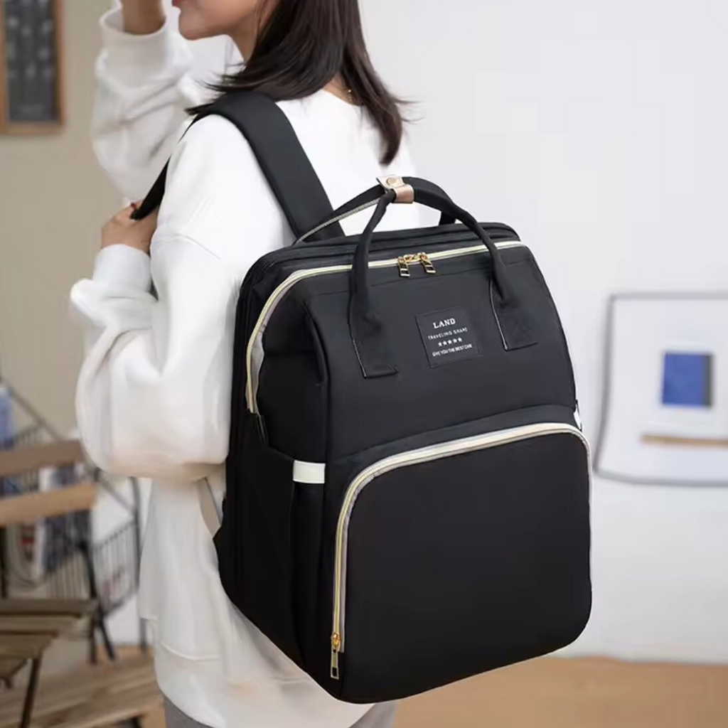 Sac à langer lit pliable 3-en-1 – BabyNomade™